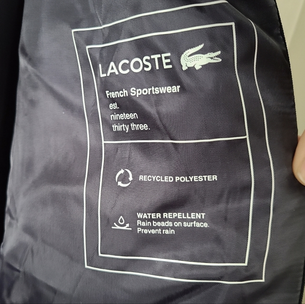Lacoste‎ Water Repelant Trench Coat - Picture 2 of 5